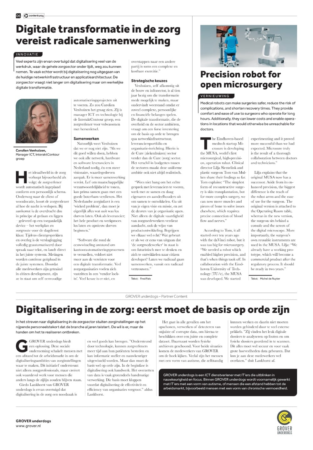 Digitalisering in de zorg